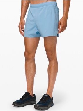 Lululemon Surge Short 4” Lined Summit Light Blue Large